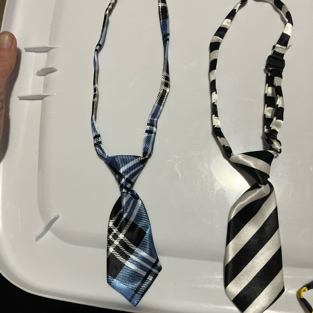 Colorful dogs' Necktie and bow tie Set - Picture 2 of 5